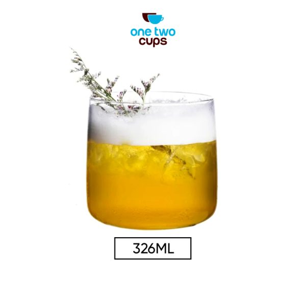One Two Cups Gelas Cocktail Thin Bottom Style Rock Glass 326ml - UK32
