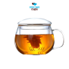One Two Cups Cangkir Teh Saringan Kaca Tahan Panas Infuser Mug 350ml - SV350