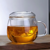 One Two Cups Cangkir Teh Saringan Kaca Tahan Panas Infuser Mug 350ml - SV350