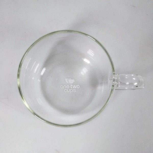 One Two Cups Cangkir Teh Saringan Kaca Tahan Panas Infuser Mug 350ml - SV350