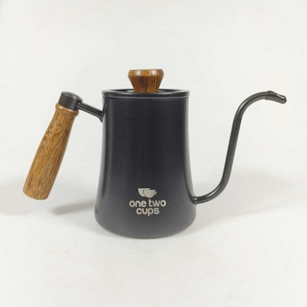 One Two Cups Teko Kopi Angsa Gooseneck Drip Kettle Thermometer 500ml - K51