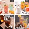 One Two Cups Gelas Tea Coffee Mug Desain Stripe Origami - KMA092