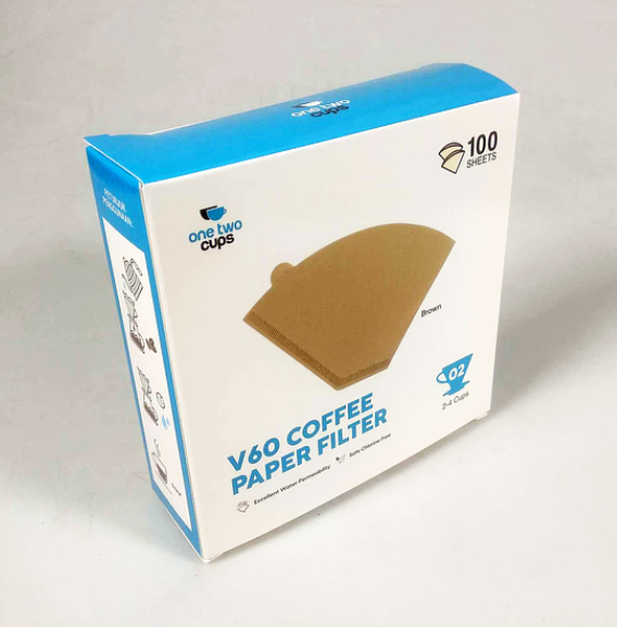 One Two Cups Kertas Saringan Kopi Filter Paper V60 1-4 Cups 100 PCS - U102