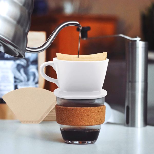 ginee_20251201171729230_6181485450.jpg One Two Cups Kertas Saringan Kopi Filter Paper V60 1-2 Cup 100 PCS - KHM07