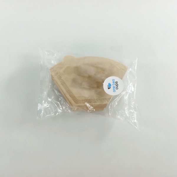 ginee_20251201171729280_7065798200.jpg One Two Cups Kertas Saringan Kopi Filter Paper V60 1-2 Cup 100 PCS - KHM07
