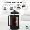 One Two Cups French Press Plunger Coffee Maker Pot - FN35-350ML
