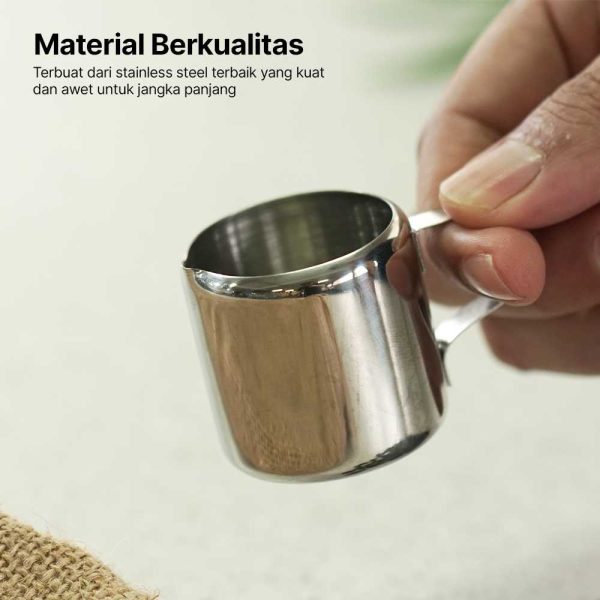 ginee_20251201173857714_5325216123.jpg One Two Cups Gelas Milk Jug Kopi Espresso Latte Art Stainless Steel - S06HG