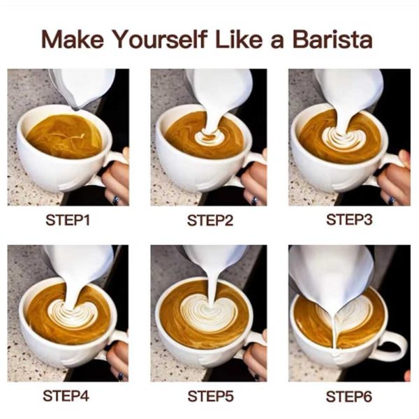 ginee_20251201173857837_4754696423.jpg One Two Cups Gelas Milk Jug Kopi Espresso Latte Art Stainless Steel - S06HG