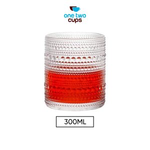 One Two Cups Gelas Crystal Mini Bubble Rock Glass - YJ0910-300ML