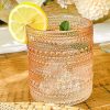 One Two Cups Gelas Crystal Mini Bubble Rock Glass - YJ0910-300ML