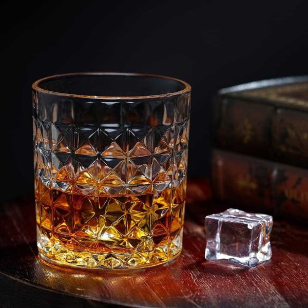 One Two Cups Gelas Crystal Old Fashion Rock Glass 300ml - DM303