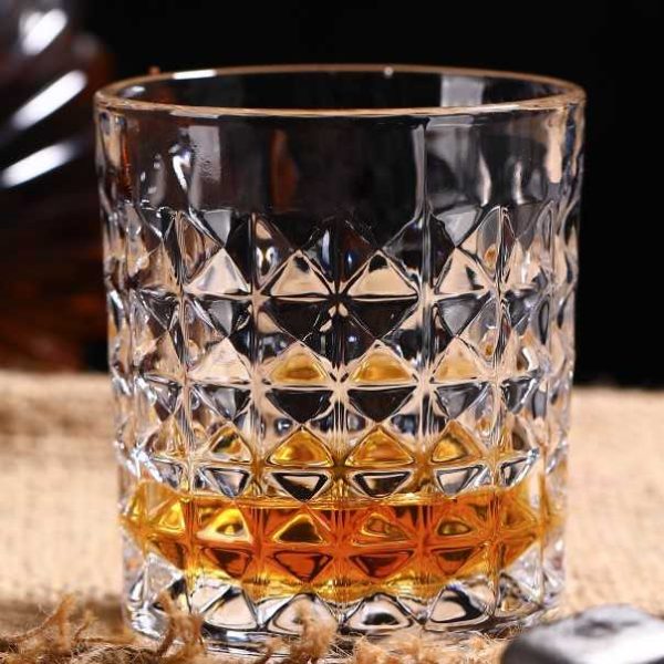 One Two Cups Gelas Crystal Old Fashion Rock Glass 300ml - DM303