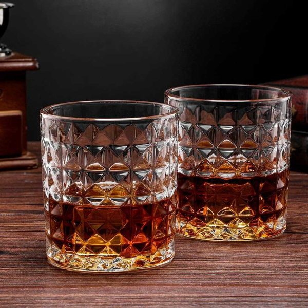 One Two Cups Gelas Crystal Old Fashion Rock Glass 300ml - DM303