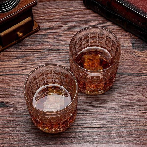 One Two Cups Gelas Crystal Old Fashion Rock Glass 300ml - DM303