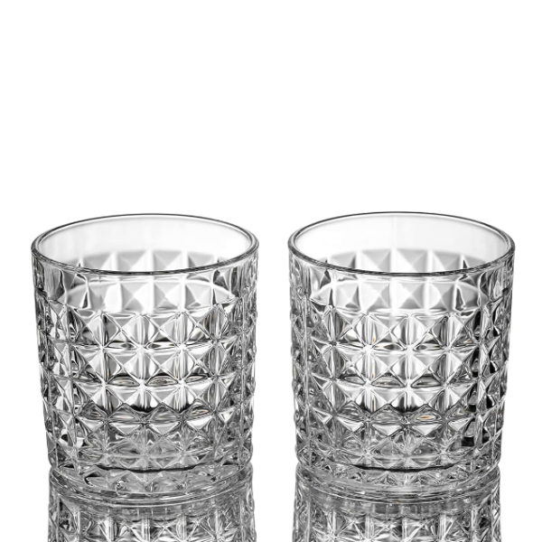 One Two Cups Gelas Crystal Old Fashion Rock Glass 300ml - DM303