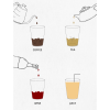 One Two Cups Gelas Cocktail Japanese Style Rock Glass 350ml - UK35