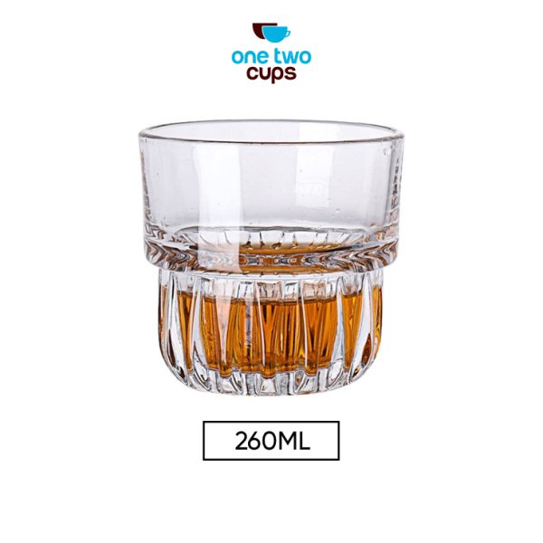 One Two Cups Gelas Crystal Old-Fashioned Rock Highball Glass - 2011ZJ-260ml
