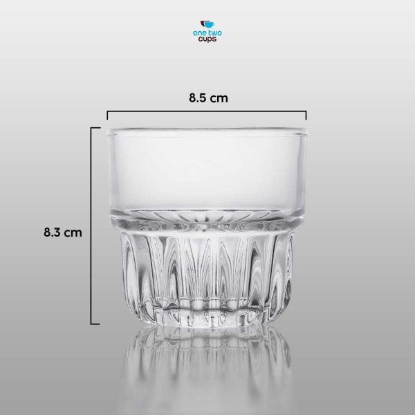 One Two Cups Gelas Crystal Old-Fashioned Rock Highball Glass - 2011ZJ-260ml