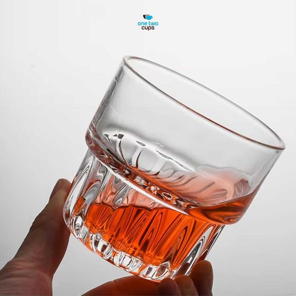 One Two Cups Gelas Crystal Old-Fashioned Rock Highball Glass - 2011ZJ-260ml