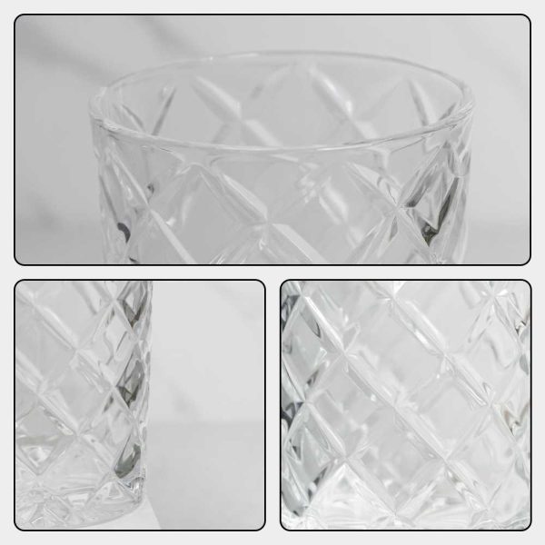 One Two Cups Gelas Crystal Old-Fashioned Rock Glass 320ml - CG32
