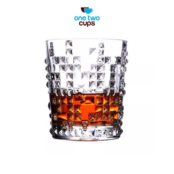 One Two Cups Gelas Crystal Old-Fashioned Rock Glass 280ml - IW2