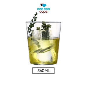 One Two Cups Gelas Cocktail Ultra Thin Rock Glass 360ml - WS3