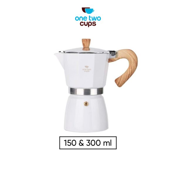 One Two Cups Moka Pot Espresso Coffee Maker Stovetop Teko Kopi - PL-315