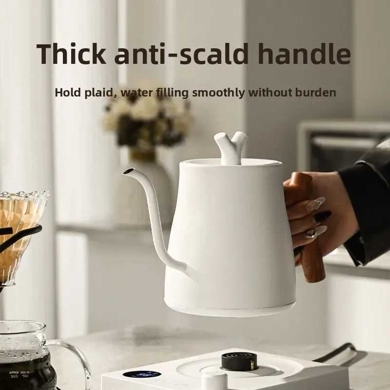 ginee_20251210164536712_8445543706.jpg One Two Cups Teko Listrik Kopi Kettle Pemanas Air Leher Angsa 1000W 1L - HR-462