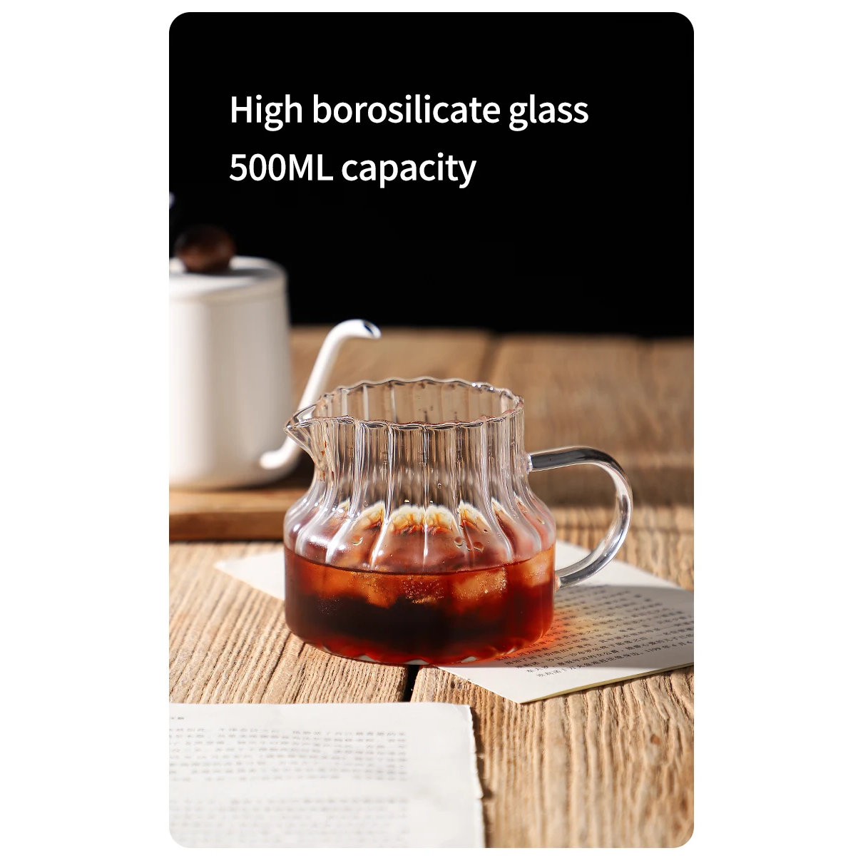 ginee_20251210164641662_8794124158.png One Two Cups Pour Over Coffee Server Borosilicate Glass Carafe 500ml - B-5ML