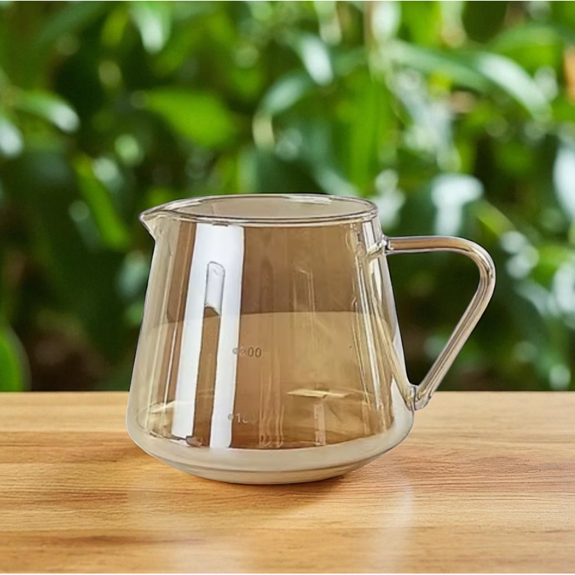One Two Cups Teko Kopi Coffee Server V60 Borosilicate 1-2 Cup 300ml - WJ9