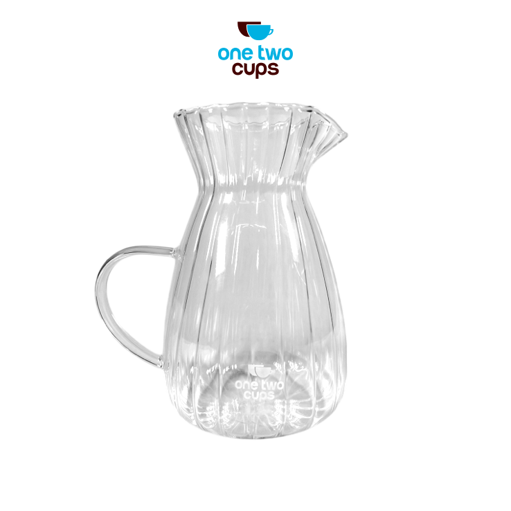 One Two Cups Teko Teh Pitcher Coffee Milk Jug Borosilicate Glass 500ml - YD2