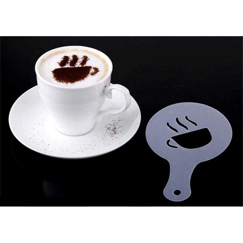 ginee_20251210165003355_2340111225.jpg One Two Cups Cetakan Busa Foam Kopi Latte Art 16 PCS - JJYE01
