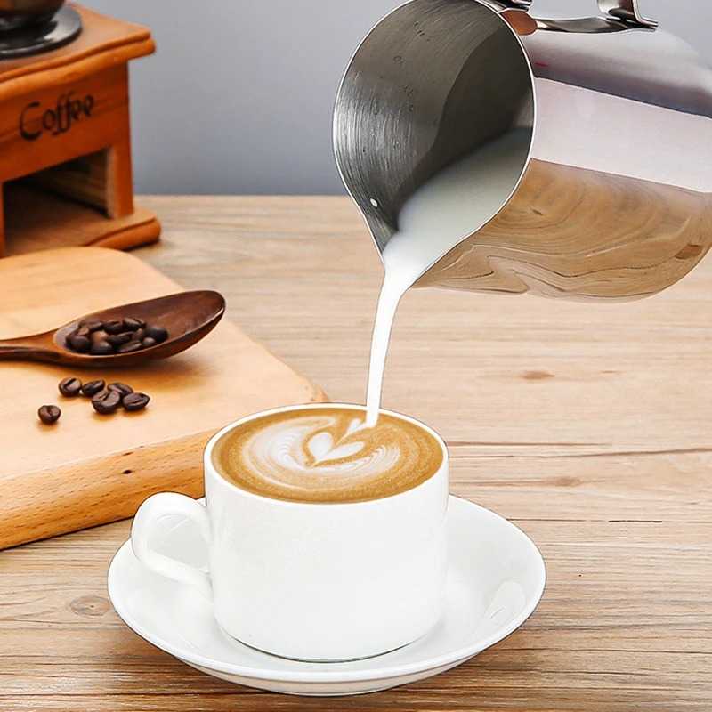 ginee_20251210165240030_5187271170.jpg One Two Cups Gelas Milk Jug Kopi Espresso Latte Art Stainless Steel - DR-360