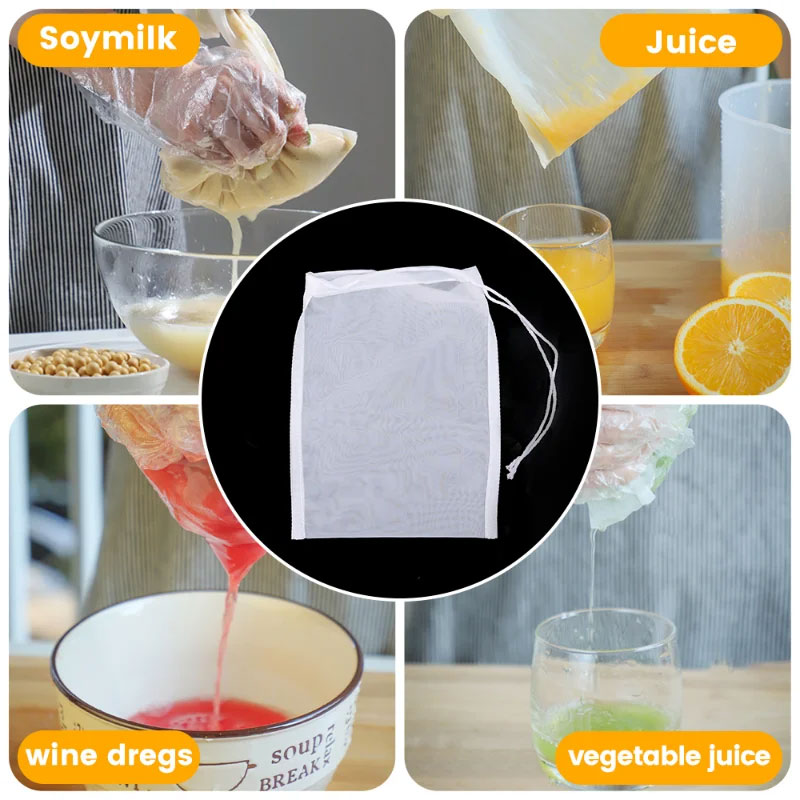 One Two Cups Kain Saringan Susu Kedelai Nilon Serut Reusable Mesh 300 - ZR300