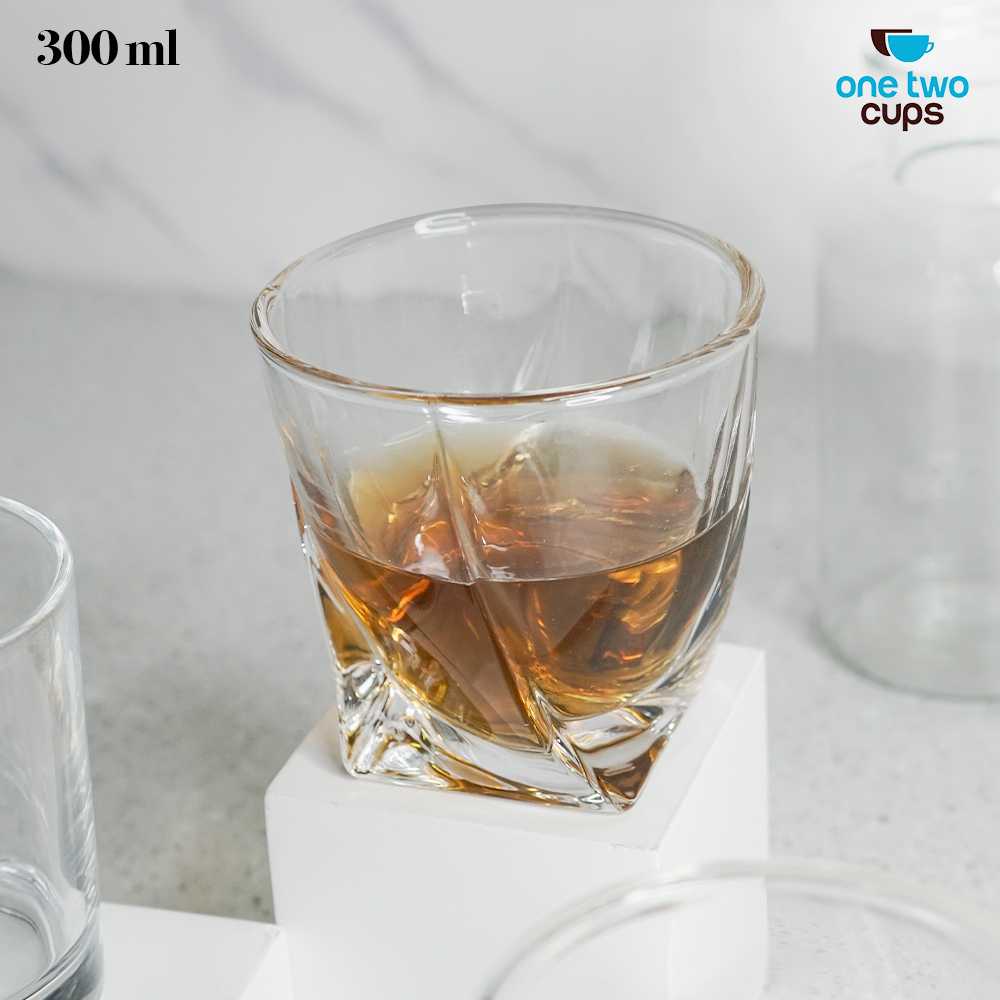 One Two Cups Gelas Crystal Old-Fashioned Rock Glass 300ml - GW-300