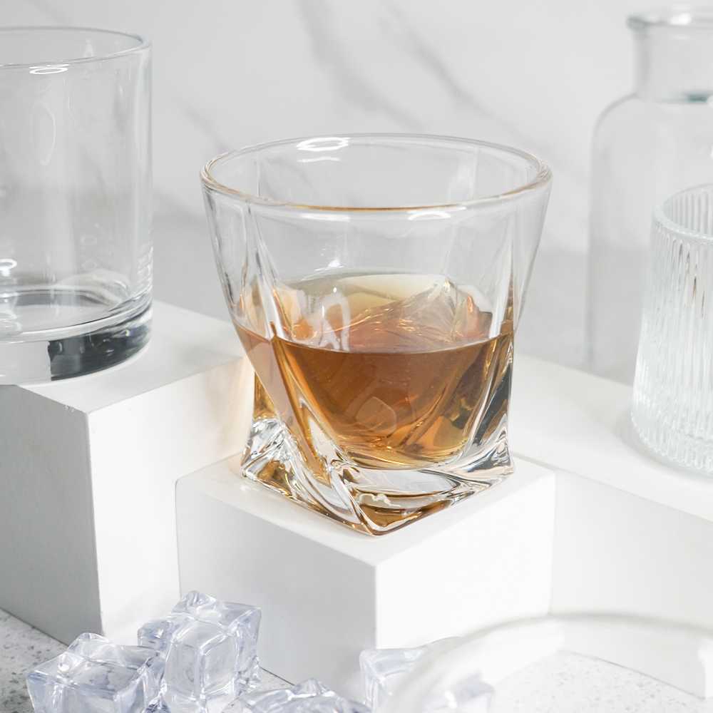 One Two Cups Gelas Crystal Old-Fashioned Rock Glass 300ml - GW-300