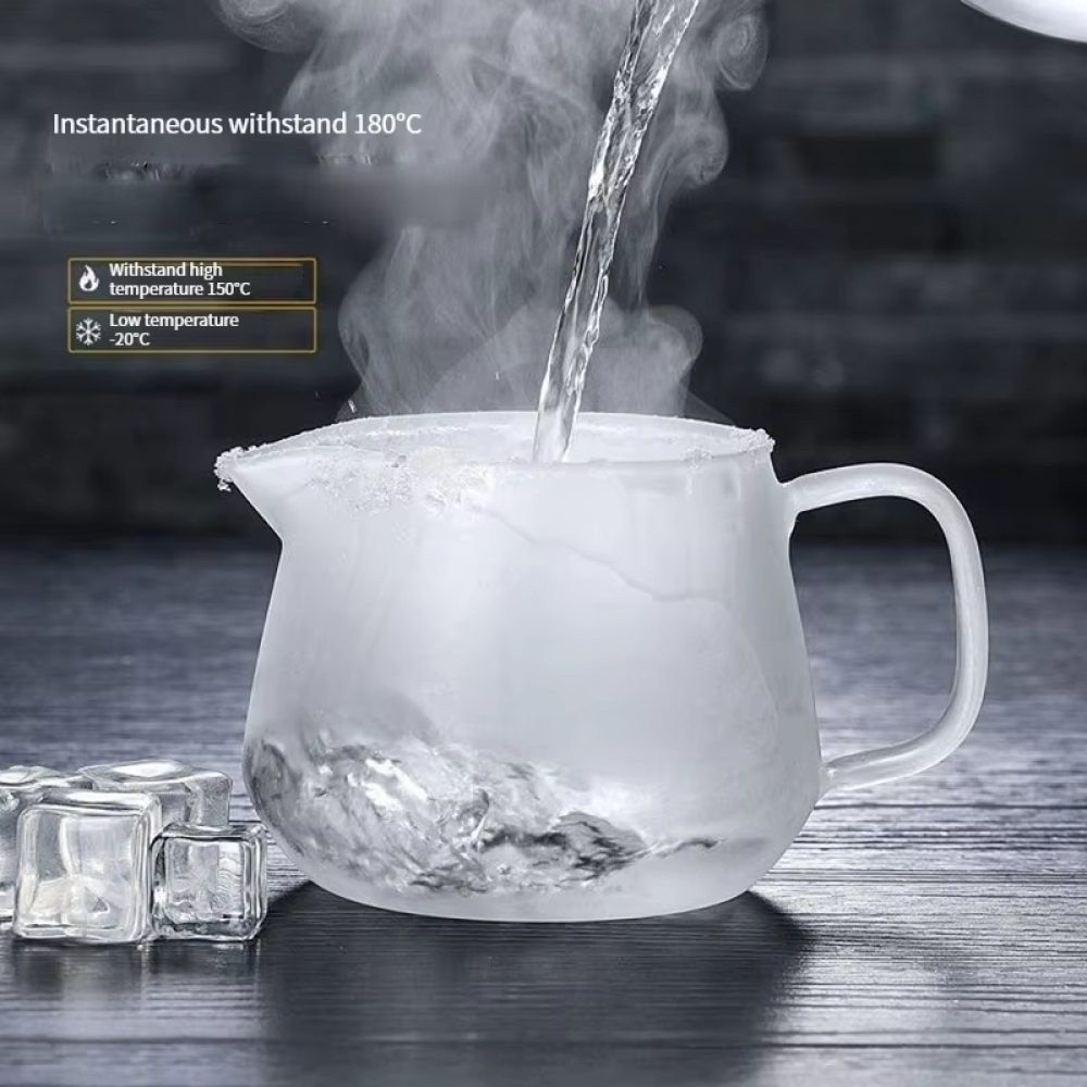 One Two Cups Teko Teh Kaca Saringan Tahan Panas Infuser Teapot 480ml - YD480