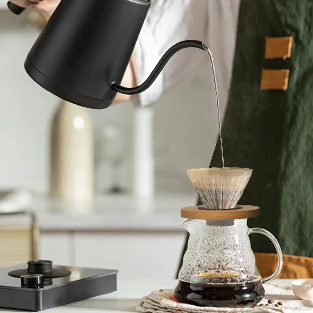 One Two Cups V60 Coffee Dripper Kaca Alat Seduh Kopi Manual 1-4 Cup - SD-8106