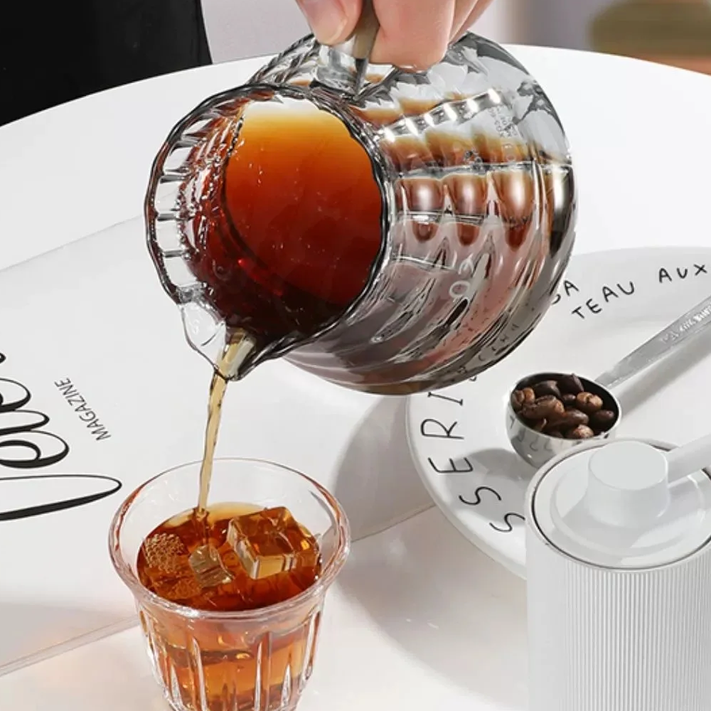 One Two Cups Teko Kopi Coffee Server V60 Drip Pour Over Borosilicate - XGS-36/60