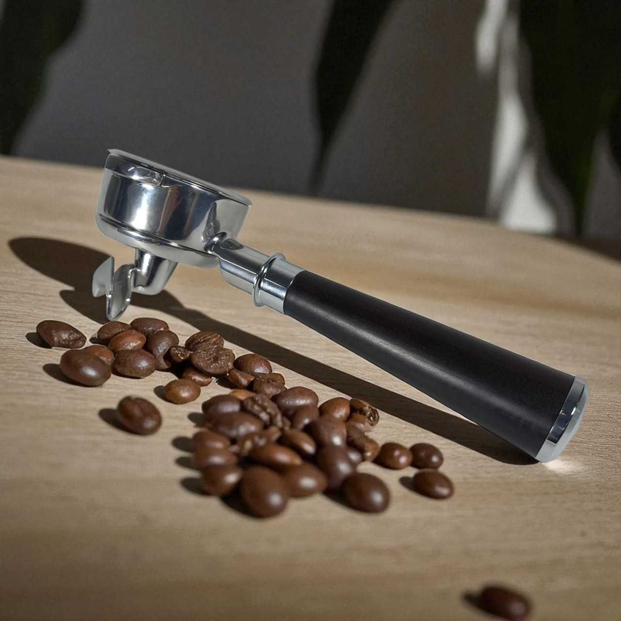 One Two Cups Non Pressurized Portafilter E61 Stainless Steel 58mm Kayu - CHA304