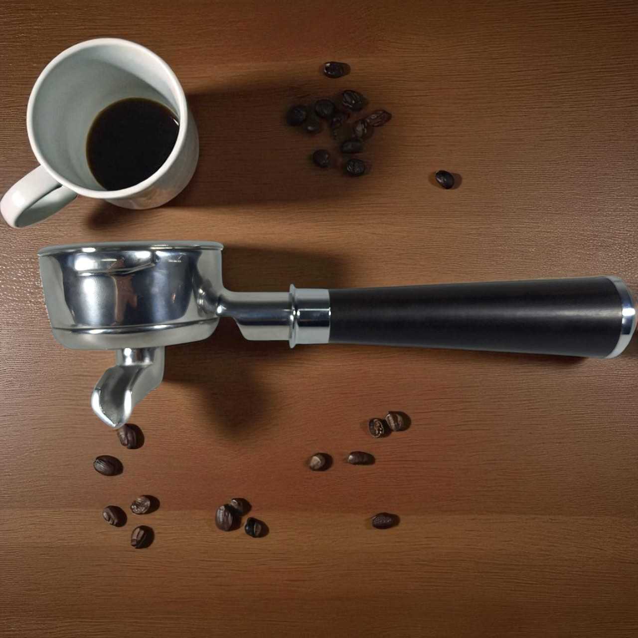 One Two Cups Non Pressurized Portafilter E61 Stainless Steel 58mm Kayu - CHA304