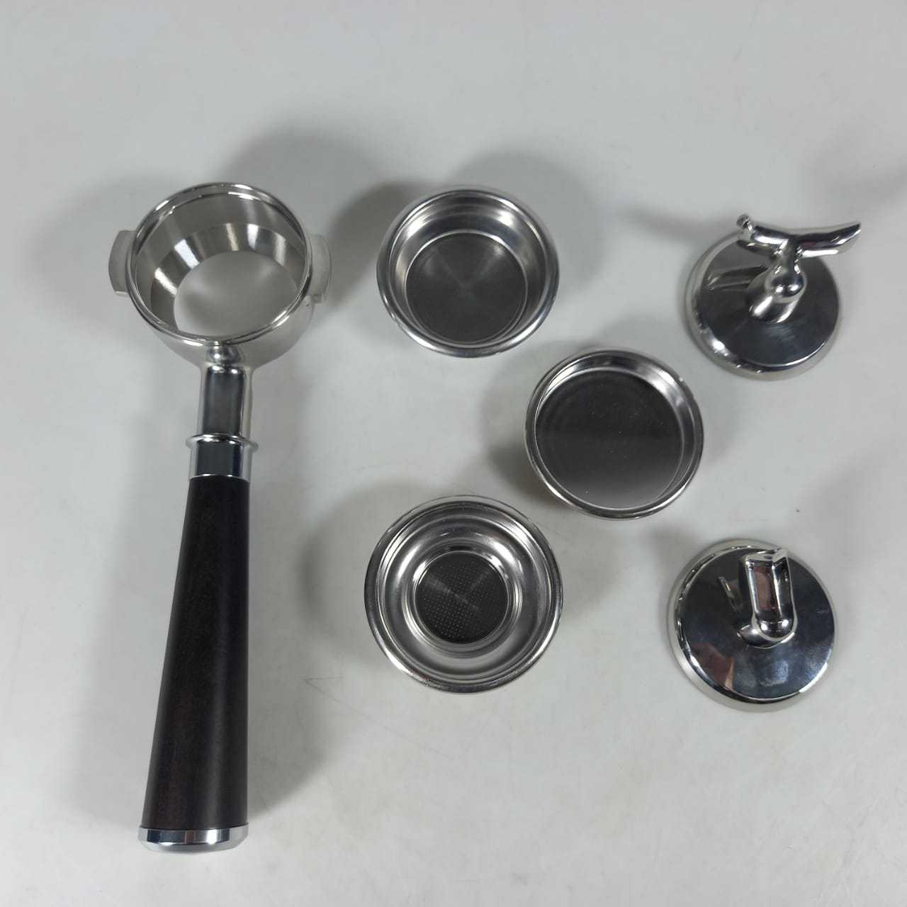 One Two Cups Non Pressurized Portafilter E61 Stainless Steel 58mm Kayu - CHA304