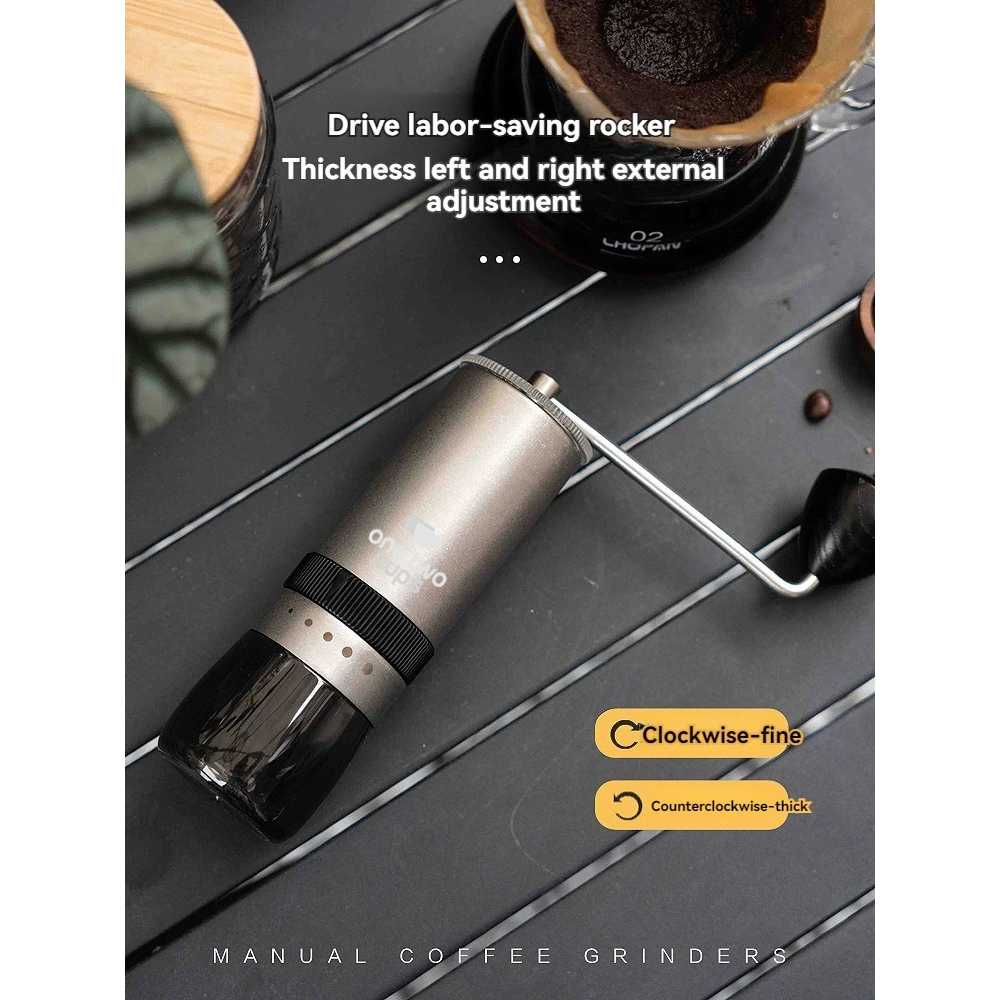 One Two Cups Alat Penggiling Kopi Manual Coffee Grinder Seven Cornered - I-88