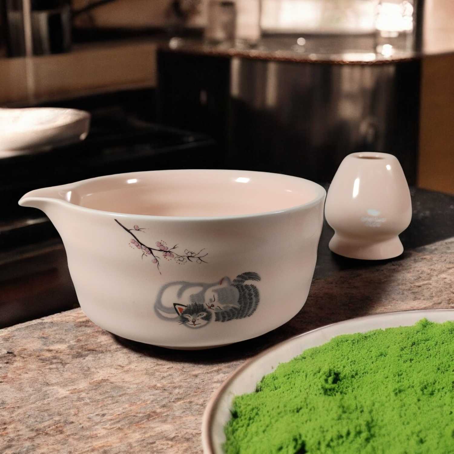 ginee_20260115150512841_0161511705.jpg One Two Cups Matcha Set Kit Chawan Chasen Chashaku Ceramic 500ml 4 PCS - CZ4