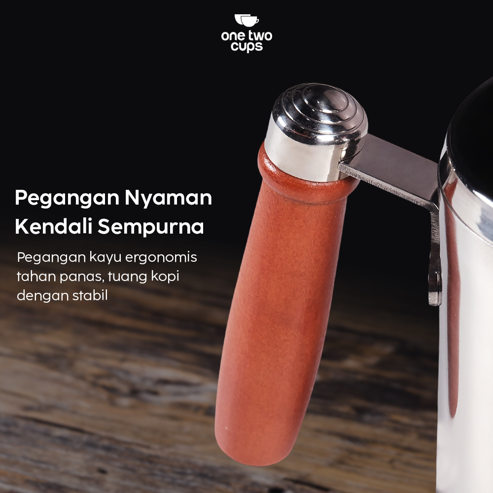 ginee_20260115150732693_1565844940.jpg One Two Cups Teko Kopi Leher Angsa Gooseneck Pour Over Kettle 600ml - STS304
