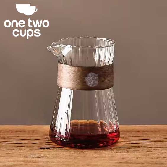 ginee_20260115151700225_9450542479.jpg One Two Cups Teko Kopi Pour Over Coffee Server Glass Carafe 500ml - FM-5ML2