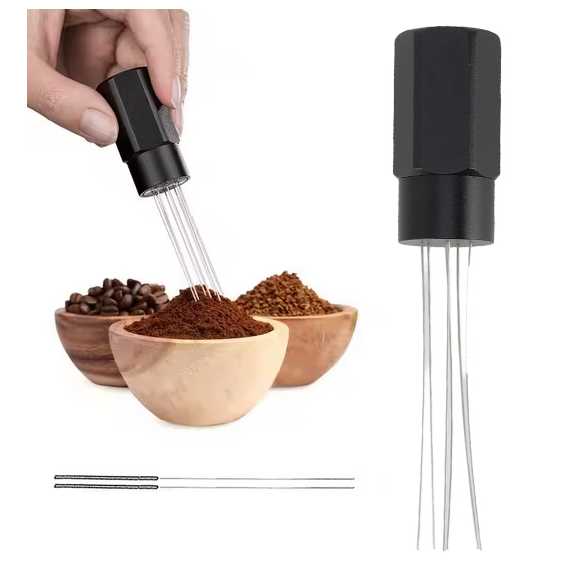 One Two Cups Jarum Kopi Espresso Needle Tool Magnetic Suction - UJ304