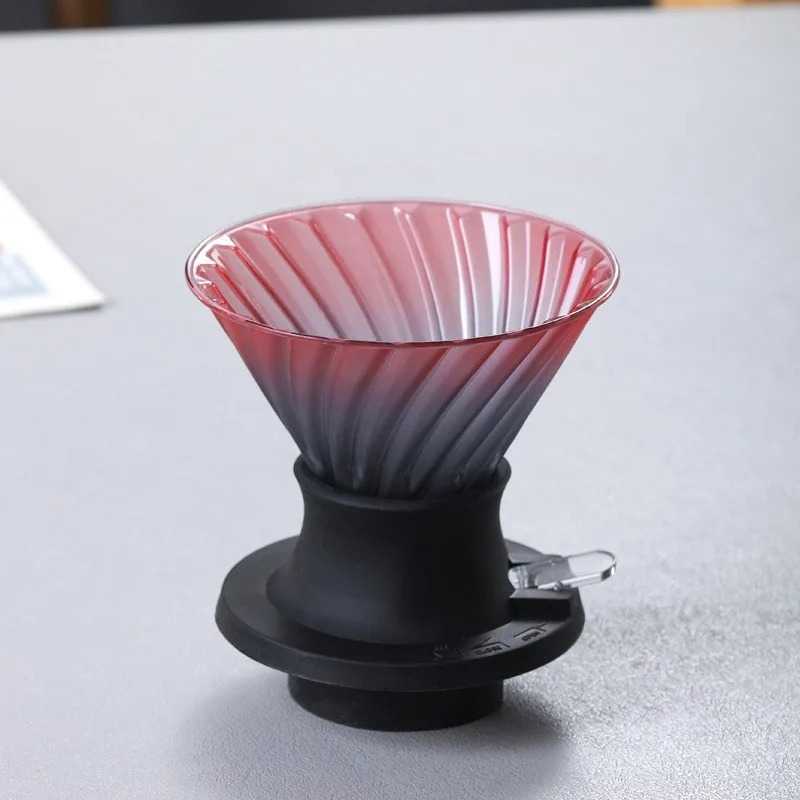 One Two Cups V60 Coffee Dripper Alat Seduh Kopi Manual Kaca 1-4 Cup - VD-40R