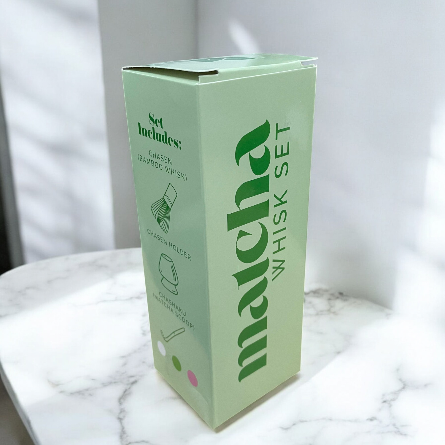 One Two Cups Matcha Set Kit Chasen Chashaku Chakoshi Bamboo 4 PCS - B41