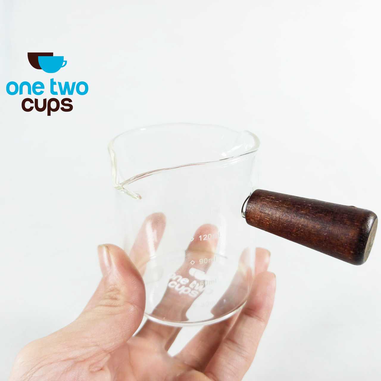 One Two Cups Gelas Takar Kopi Espresso Measuring Double Mouth 150ml - JK-150